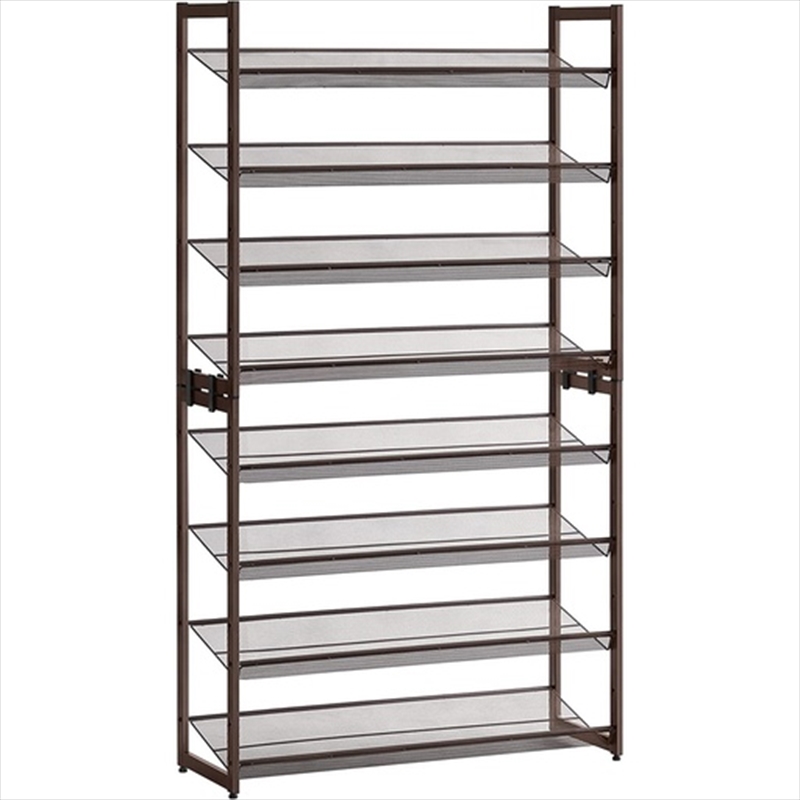 SONGMICS 8-Tier Shoe Rack Storage 32 pairs with Adjustable Shelves Gray/Product Detail/Homewares