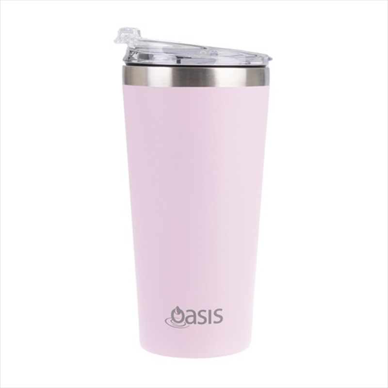 Oasis Stainless Steel Double Wall Insulated "Travel Mug" 480ml - Carnation/Product Detail/To Go Cups