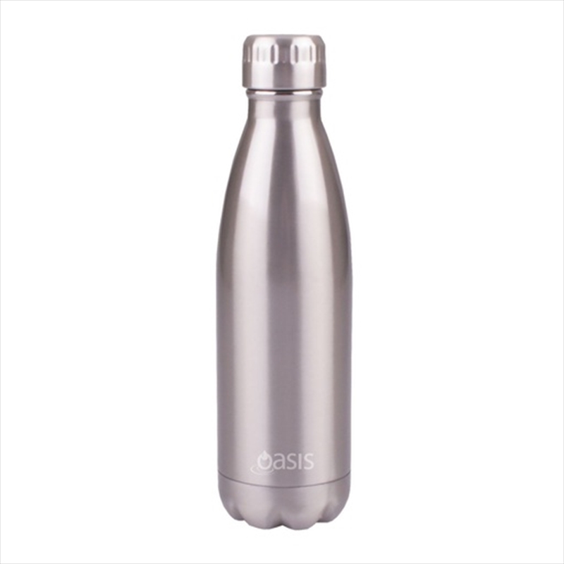 Oasis Stainless Steel Double Wall Insulated Drink Bottle 500ml - Silver/Product Detail/Drink Bottles