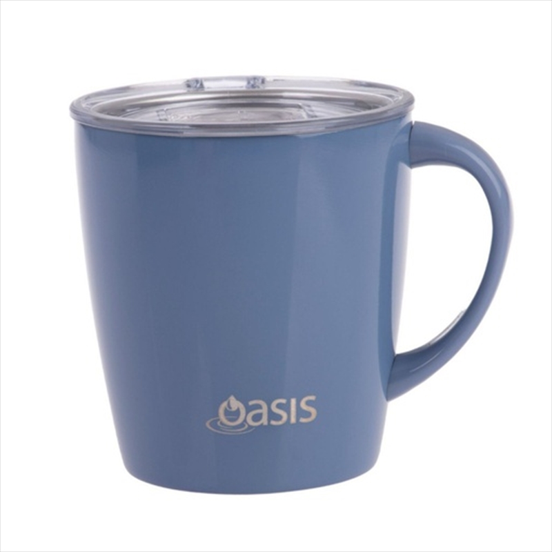 Oasis Stainless Steel Double Wall Insulated "Mojo Mug" 350Ml - Dusk Blue 8917DB/Product Detail/Drinkware