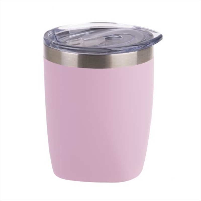 Oasis Stainless Steel Double Wall Insulated Old Fashion Tumbler 300ml - Matte Carnation/Product Detail/Glasses, Tumblers & Cups