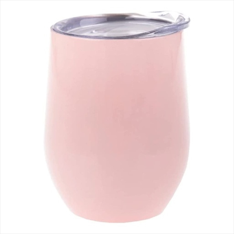 Oasis Stainless Steel Double Wall Insulated Wine Tumbler 330ml - Soft Pink/Product Detail/Wine