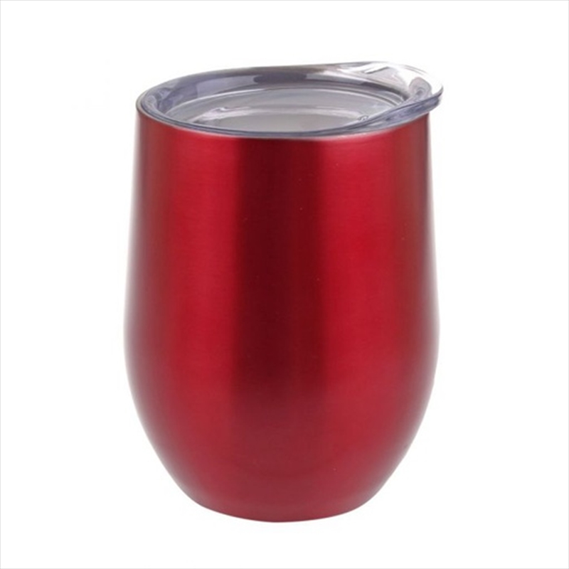 Oasis Stainless Steel Double Wall Insulated Wine Tumbler 330ml - Ruby/Product Detail/Wine