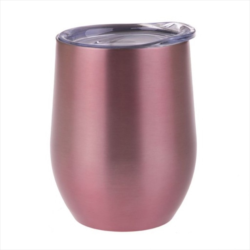 Oasis Stainless Steel Double Wall Insulated Wine Tumbler 330ml - RosÃ©/Product Detail/Wine