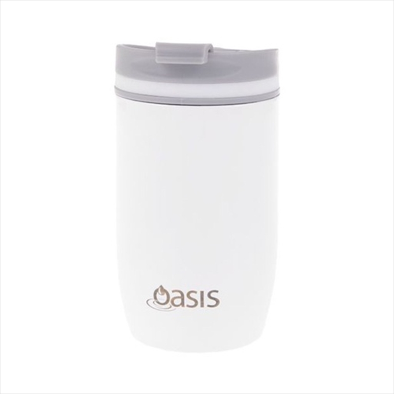 Oasis Stainless Steel Double Wall Insulated "Travel Cup" 300ml - White/Product Detail/To Go Cups