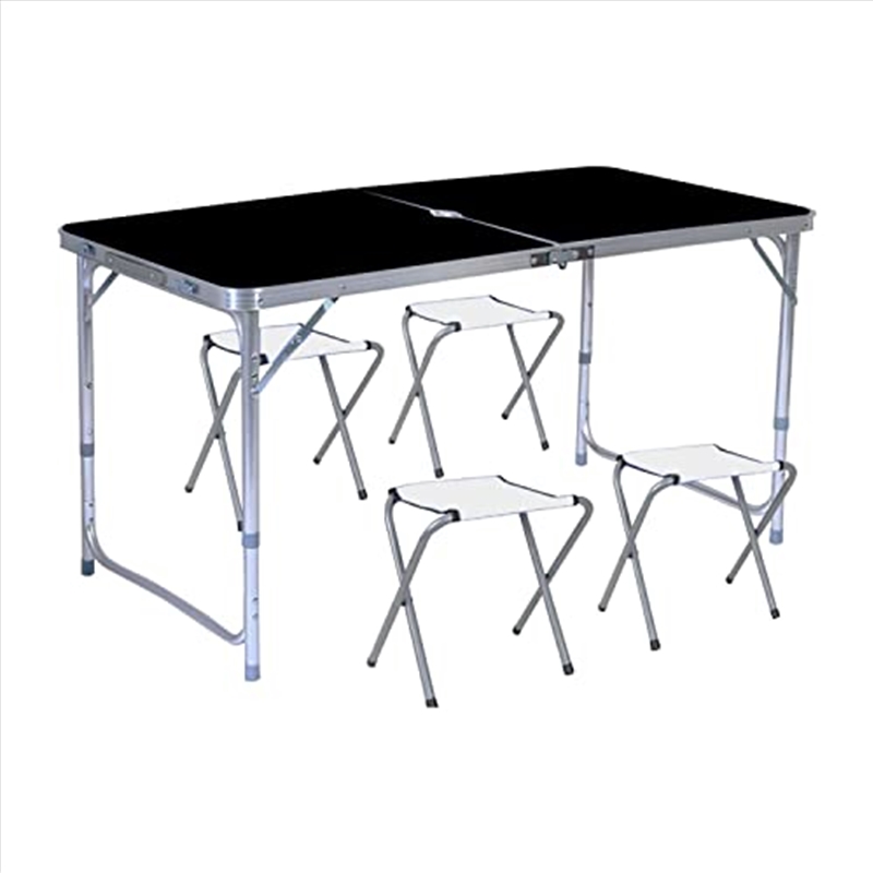 KILIROO Camping Table 120cm Black With 4 Chair/Product Detail/Outdoor