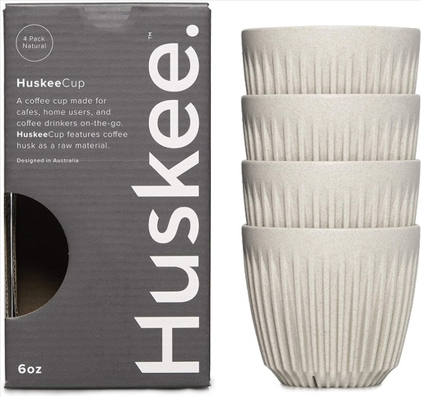 Huskee 6oz Cup  4 packs Natural/Product Detail/Glasses, Tumblers & Cups
