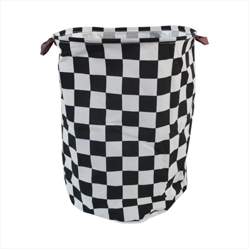 GOMINIMO Laundry Basket Round Foldable (Checkered)/Product Detail/Homewares