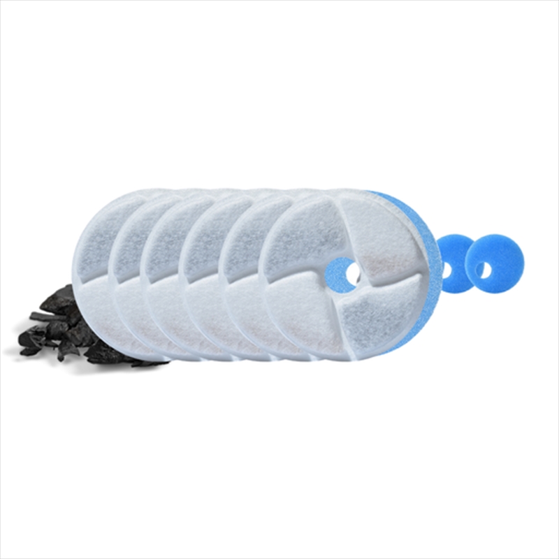 Floofi 2.6L Automatic Water Fountain Drinking Dispenser Replacement Filter 6 Piece/Product Detail/Pet Accessories