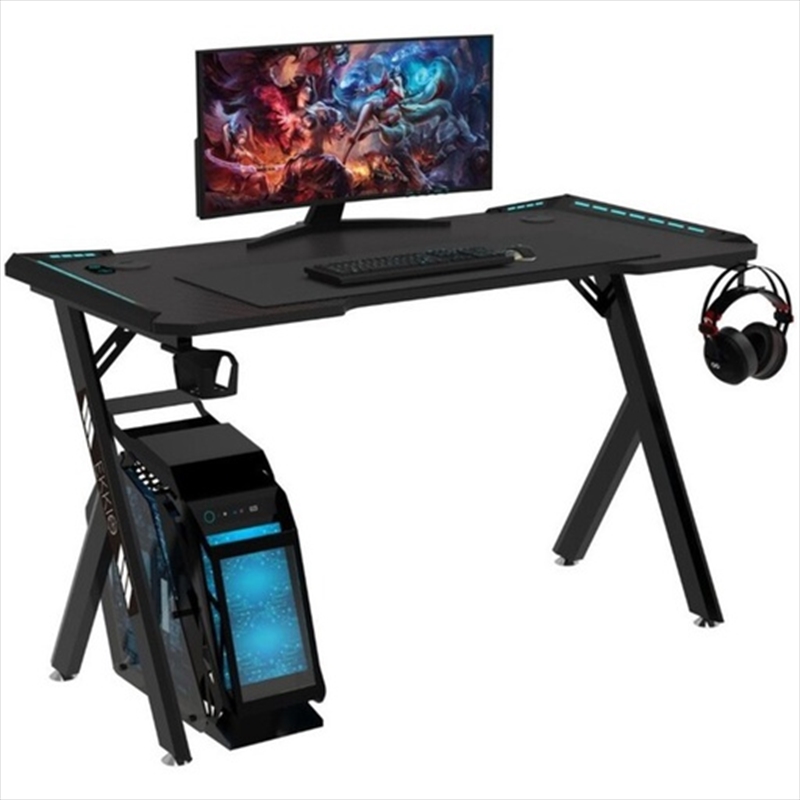 EKKIO RGB Gaming Desk Y Shape Black 100cm/Product Detail/Homewares