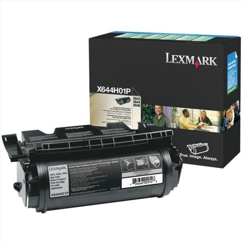 LEXMARK X644H01P BLACK PREBATE TONER YIELD 21000 PAGES FOR X64XE/Product Detail/Stationery
