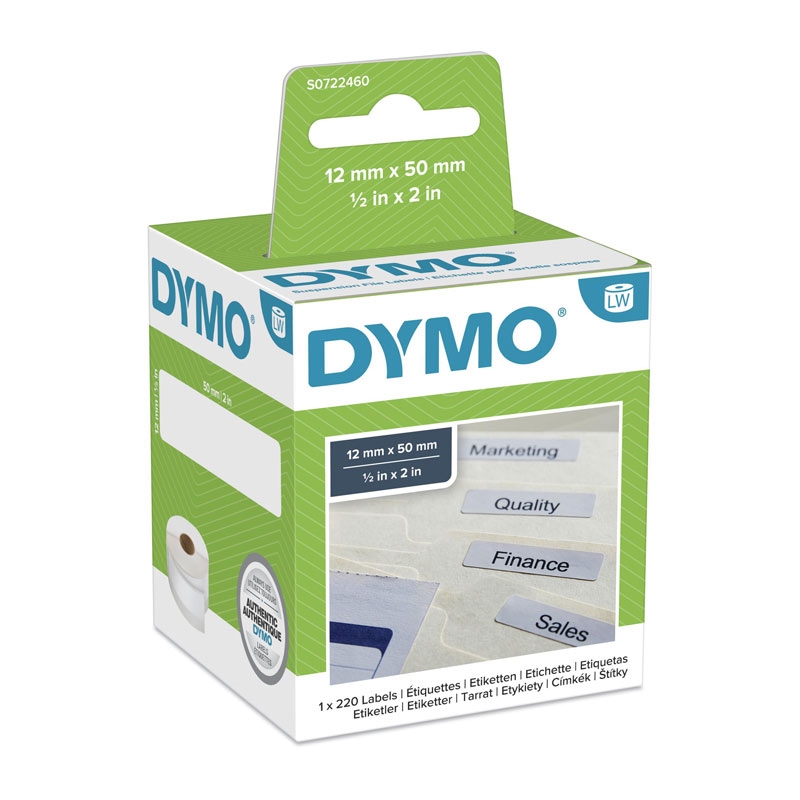 DYMO LW File Label 12mm x 50mm/Product Detail/Stationery