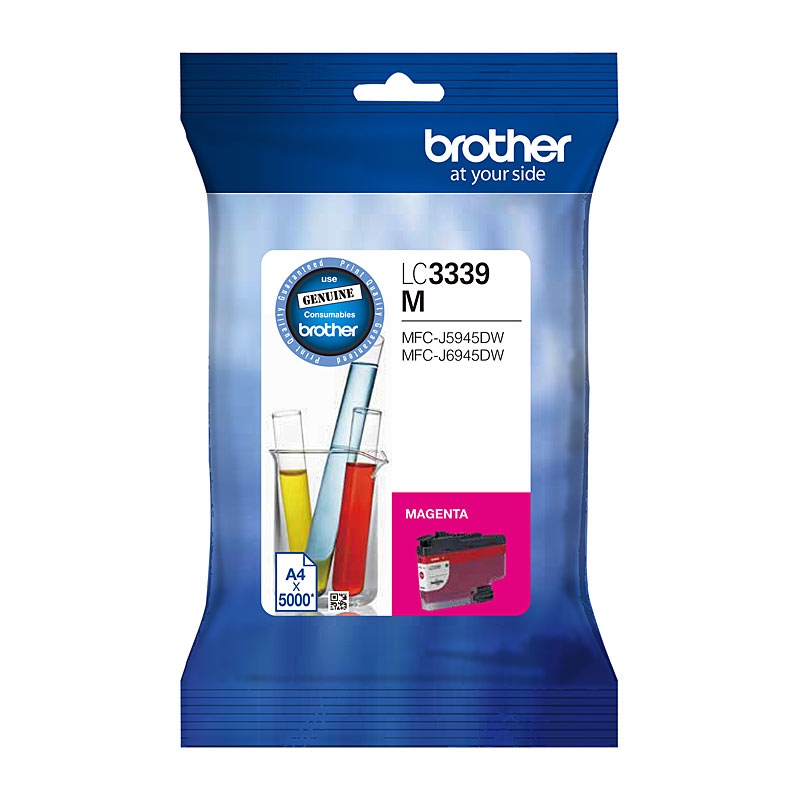 BROTHER LC-3339XLM Magenta Super High Yield Ink Cartridge to Suit MFC-J6945DW, up to 5000 Pages/Product Detail/Stationery