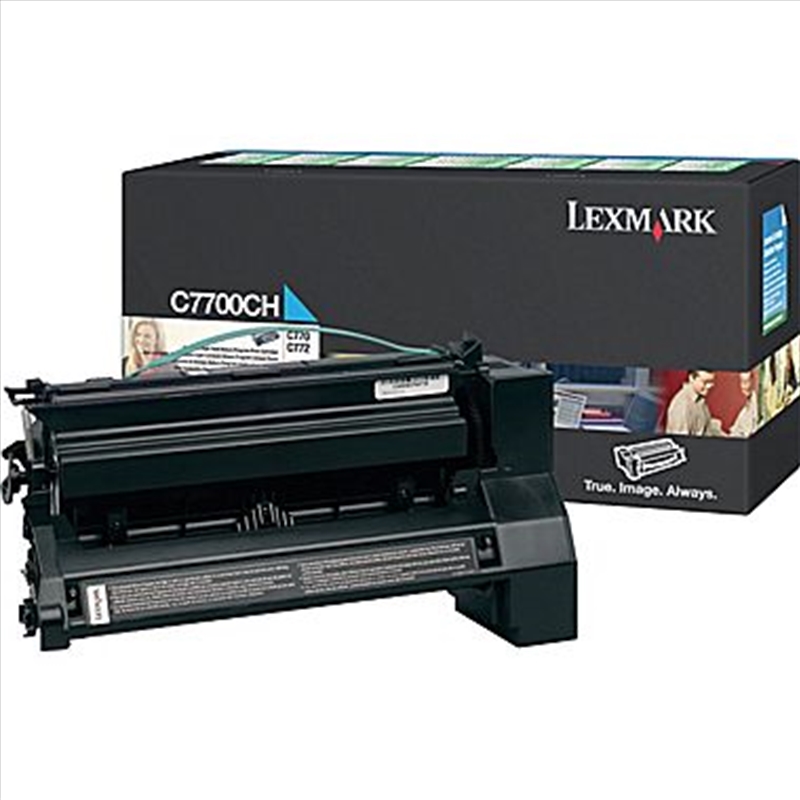 LEXMARK C7700CH CYAN TONER RETURN PROGRAM YIELD 10000 PAGES FOR C772/Product Detail/Stationery