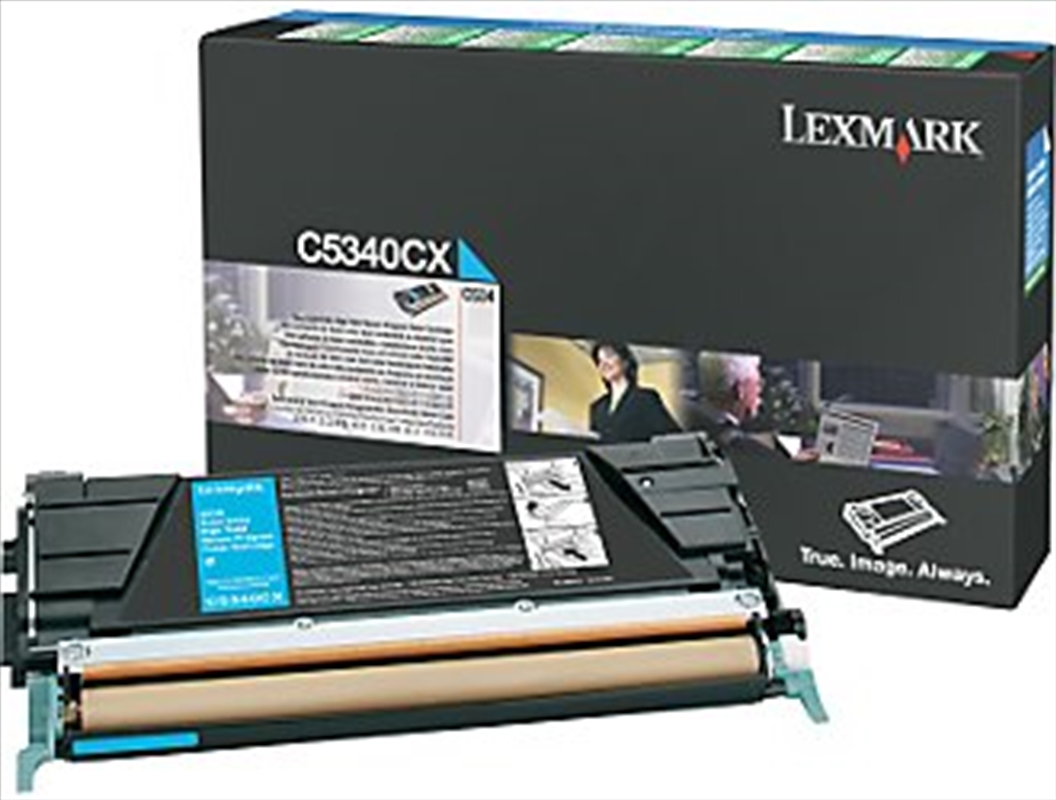LEXMARK C5340CX CYAN RETURN PROGRAM TONER YIELD 7000 PAGES FOR C534/Product Detail/Stationery