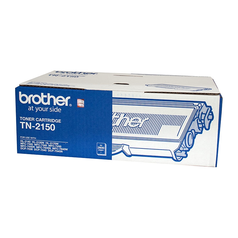 Brother TN-2150 Mono Laser Toner - High Yield, HL-2140/2142/2150N/2170W, DCP-7040, MFC-7340/7440N/78/Product Detail/Stationery