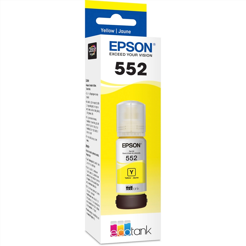 EPSON T552 Yellow Eco Tank/Product Detail/Stationery