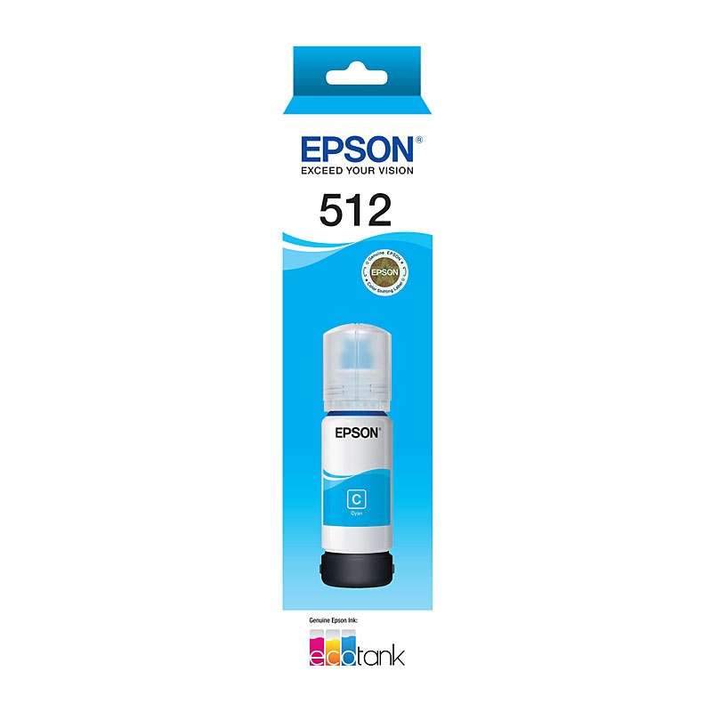 EPSON T512 Cyan EcoTank Bottle/Product Detail/Stationery