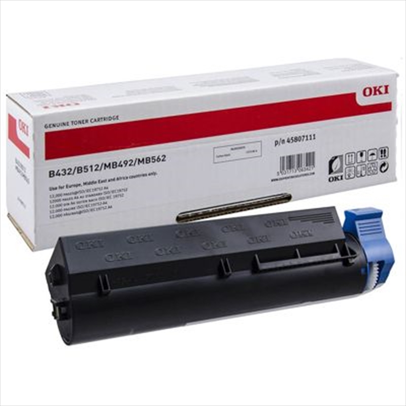 OKI B432 Black Toner/Product Detail/Stationery