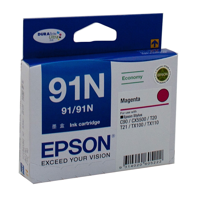 EPSON 91N Magenta Ink Cartridge/Product Detail/Stationery