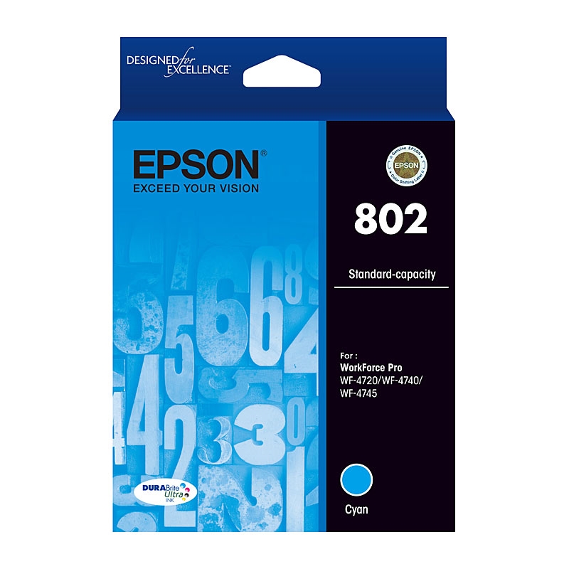 EPSON 802 Cyan Ink Cartridge/Product Detail/Stationery