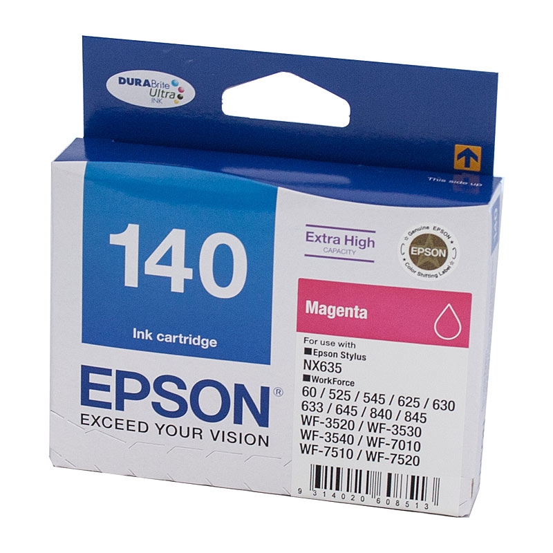 EPSON 140 Magenta Ink Cartridge/Product Detail/Stationery