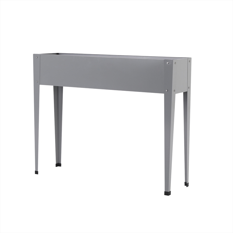 Home Ready 100x27x80cm Grey Raised Garden Bed Stand Galvanised Steel Planter/Product Detail/Outdoor