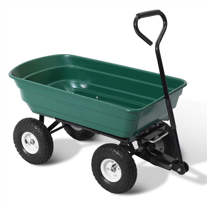 Gardeon 75L Garden Dump Cart - Green/Product Detail/Outdoor