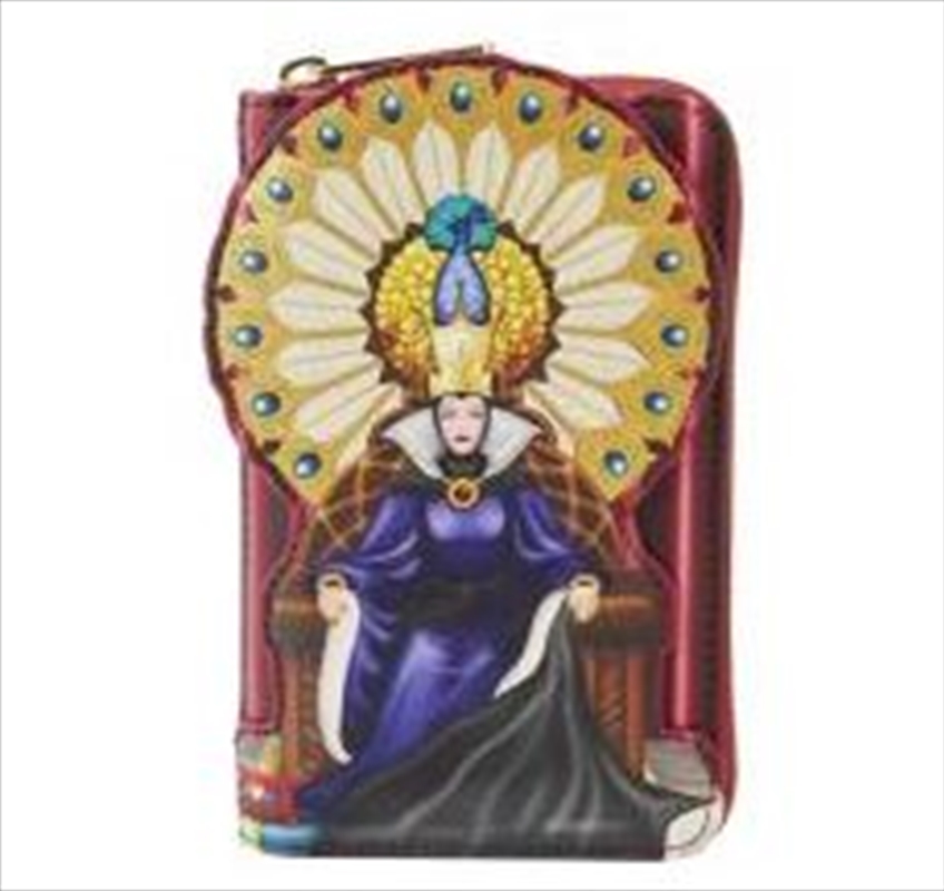 Loungefly Snow White (1937) - Evil Queen Throne Zip Around Wallet/Product Detail/Wallets