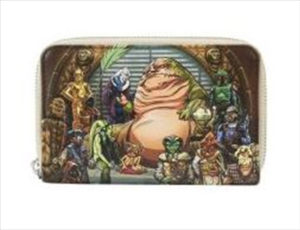 Loungefly Star Wars - Return of the Jedi 40th Anniversary Jabbas Palace Zip Around Wallet/Product Detail/Wallets