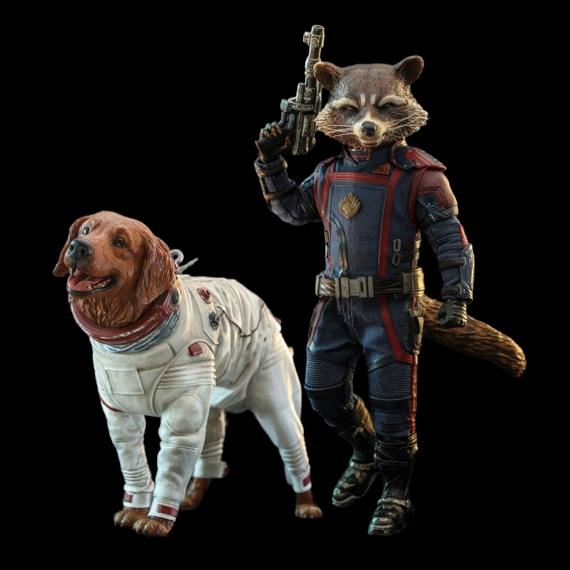 Guardians of the Galaxy Vol 3 - Rocket and Cosmo 1:6 Scale Hot Toy Action Figure/Product Detail/Figurines