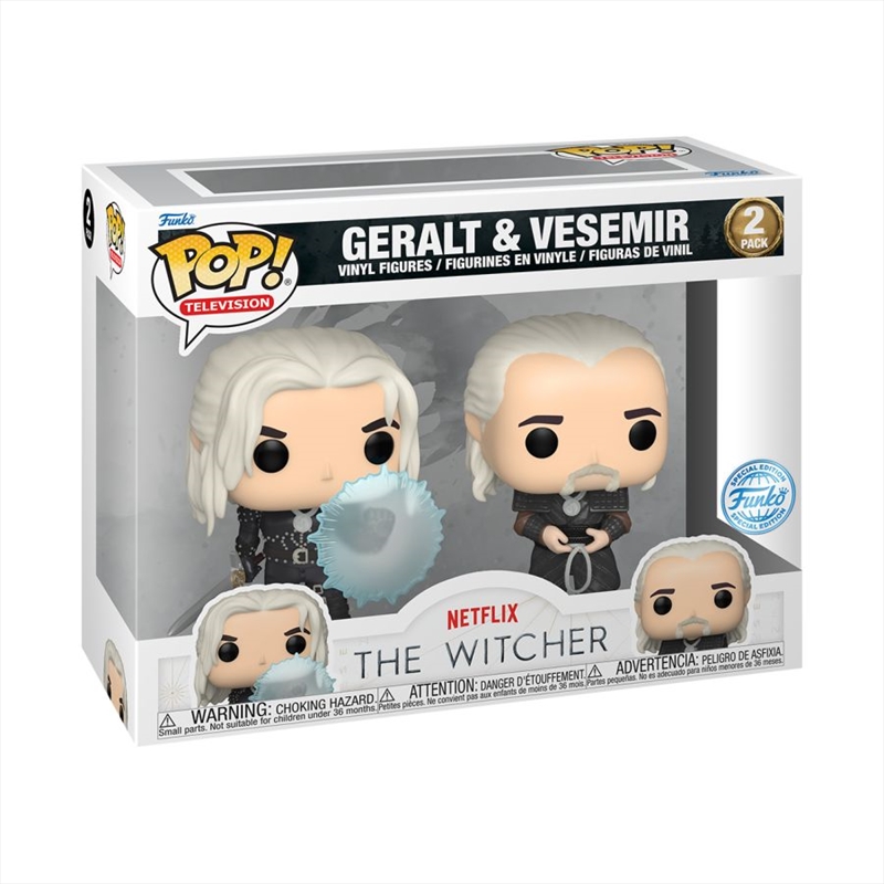 The Witcher (TV) - Geralt & Vesemir US Exclusive Pop! Vinyl 2-Pack [RS]/Product Detail/TV