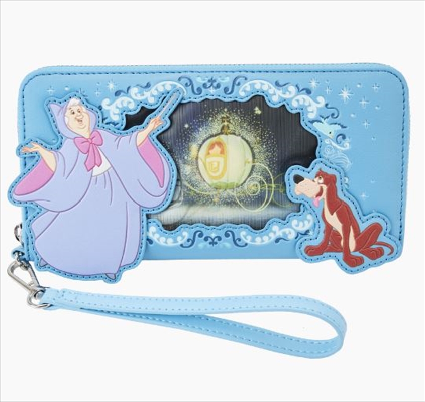 Loungefly Cinderella - Princess Lenticular Zip Around Wallet/Product Detail/Wallets