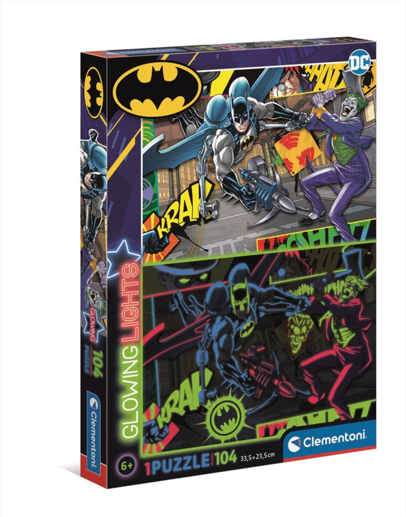 Clementoni Puzzle Glowing Lights Batman Puzzle 104 Pieces/Product Detail/Jigsaw Puzzles