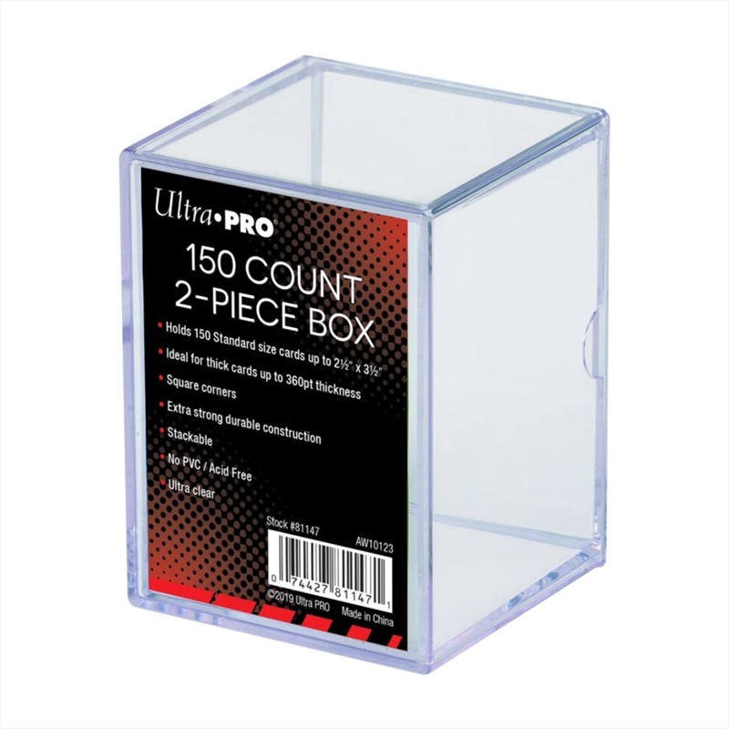 Ultra Pro - 2 Piece Plastic Box 150 Count/Product Detail/Card Games