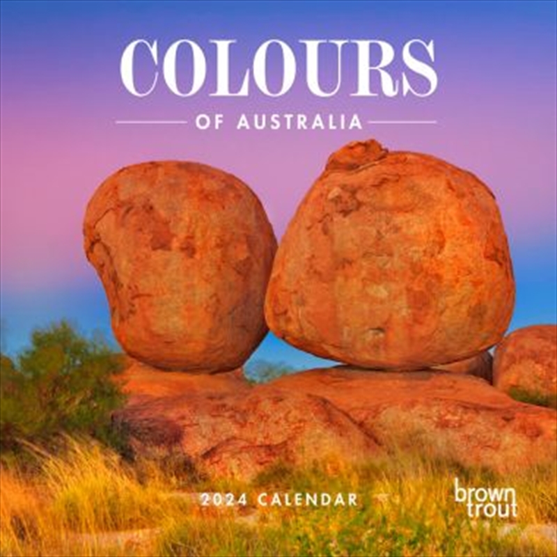 Colours of Australia  2024 12 x 24 Inch Monthly Square Wall Calendar/Product Detail/Calendars & Diaries