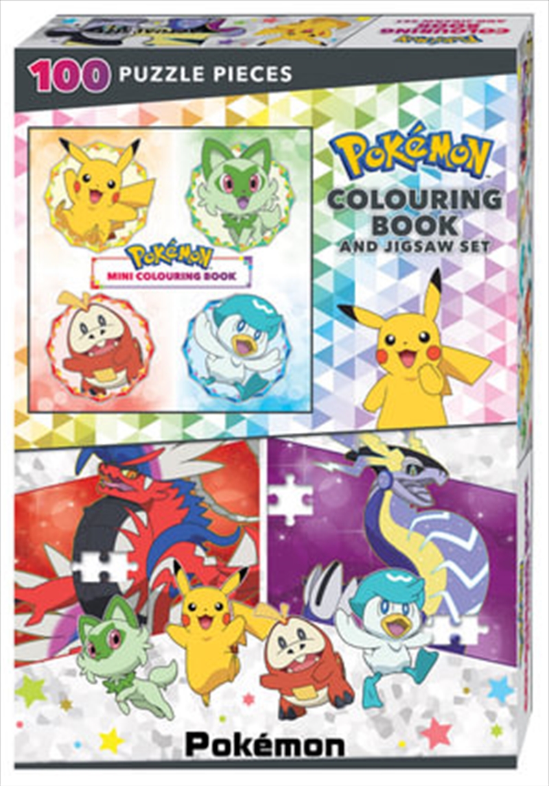 Pokemon Colouring Book and Jigsaw Set/Product Detail/Kids Colouring