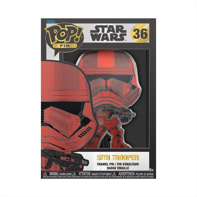 Star Wars - Sith Trooper 4" Enamel Pop! Pin/Product Detail/Buttons & Pins