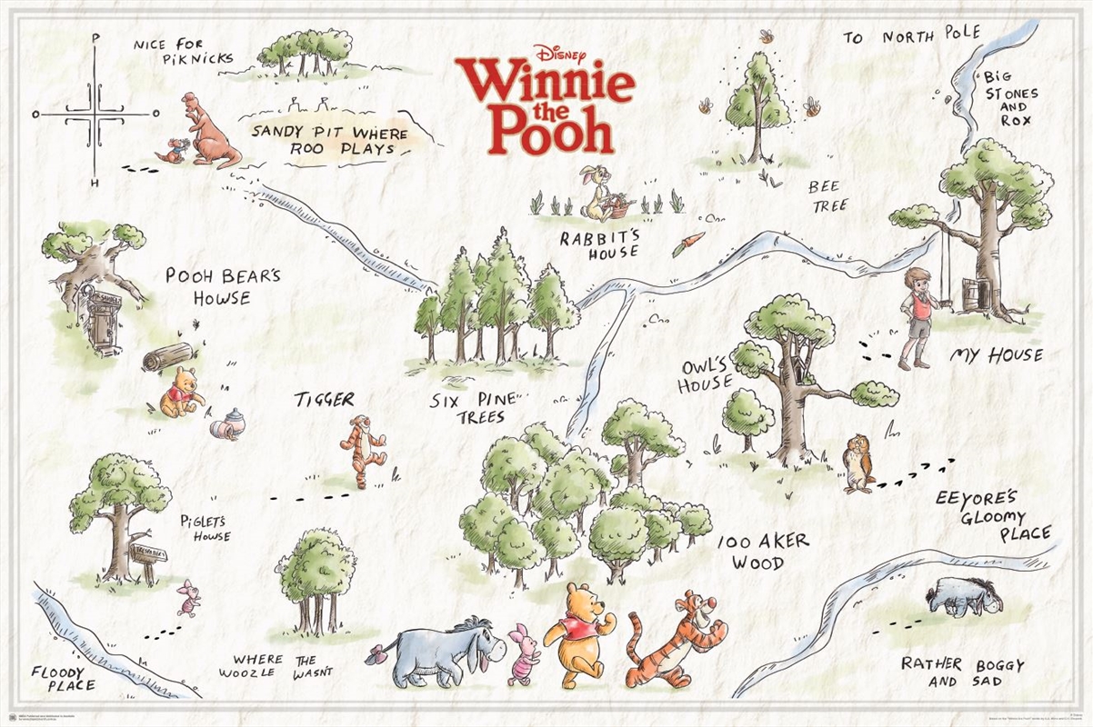 Winnie the Pooh - 100 Acre Wood/Product Detail/Posters & Prints