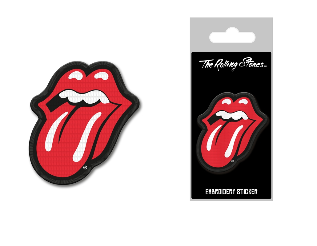The Rolling Stones - Tongue Embroidery - Iron-On Patch/Product Detail/Accessories