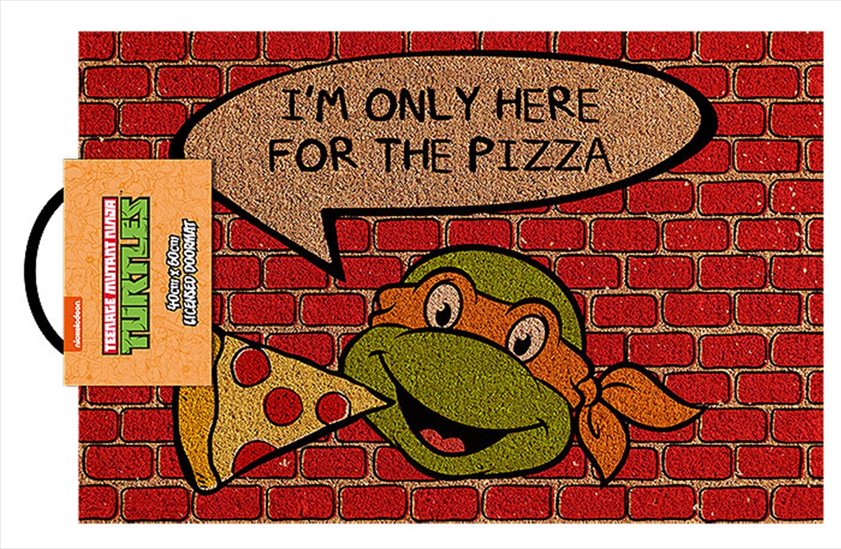 TMNT - I'm Here For The Pizza/Product Detail/Doormats