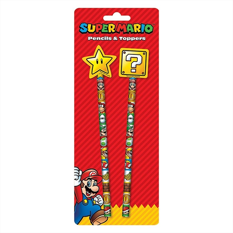Super Mario - 2 Pencil Set/Product Detail/Pens, Markers & Highlighters
