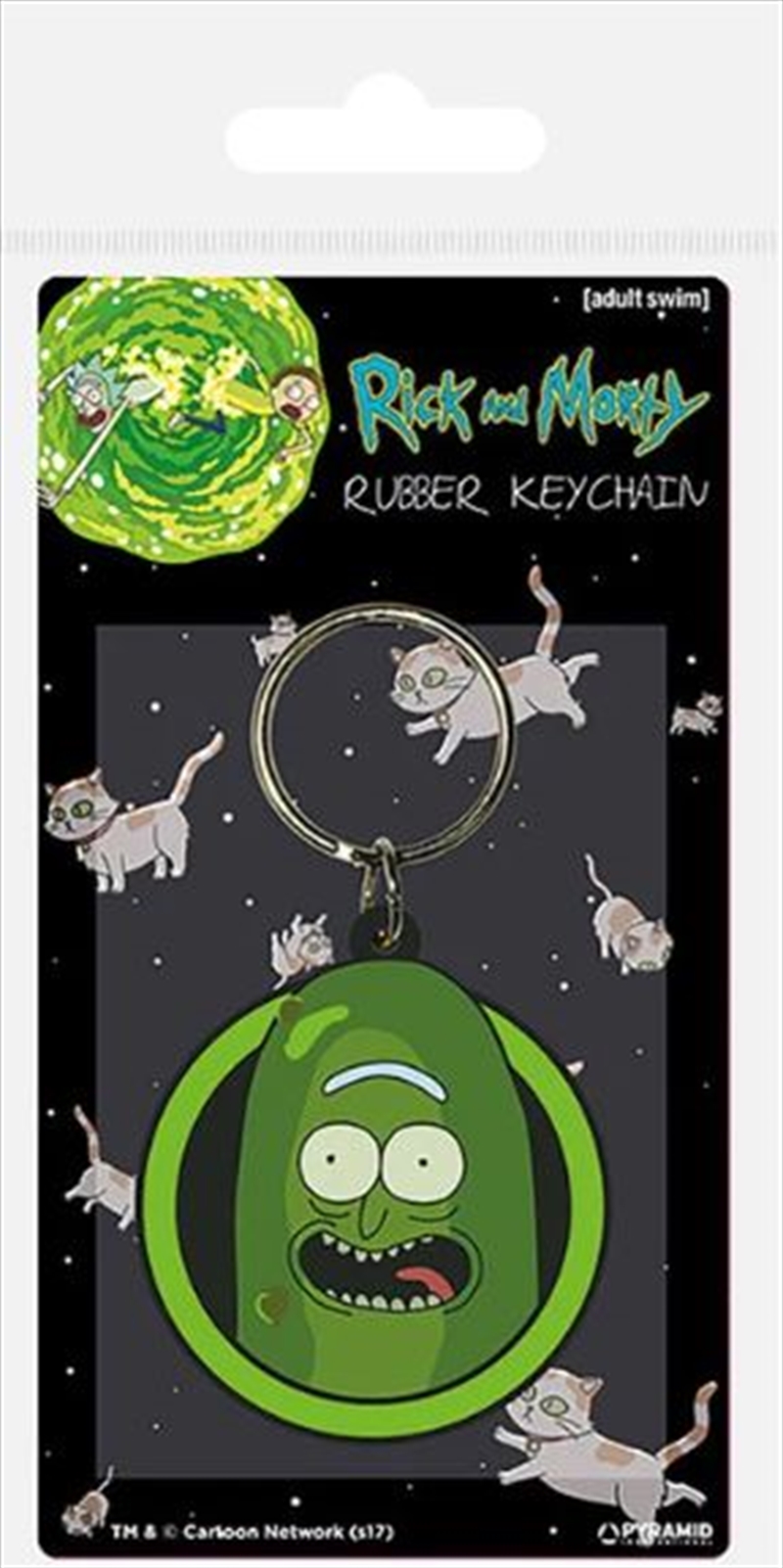 Rick and Morty - Pickle Rick - Rubber Keyring/Product Detail/Keyrings