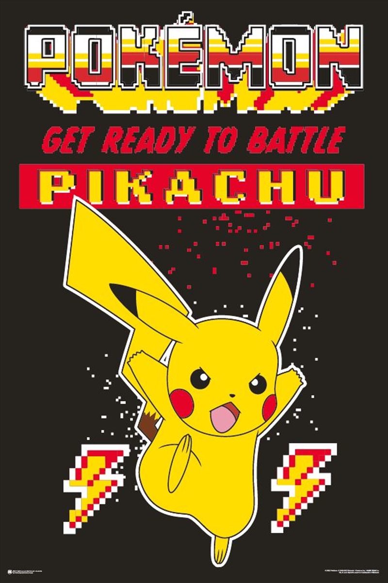 Pokemon - Retro Pikachu/Product Detail/Posters & Prints