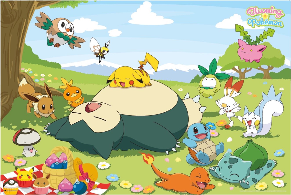 Pokemon - Blooming Picnic/Product Detail/Posters & Prints
