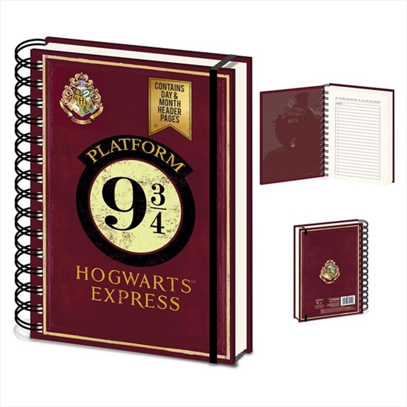 Harry Potter - Platform 9 3/4 - A5 Wiro Notebook/Product Detail/Notebooks & Journals