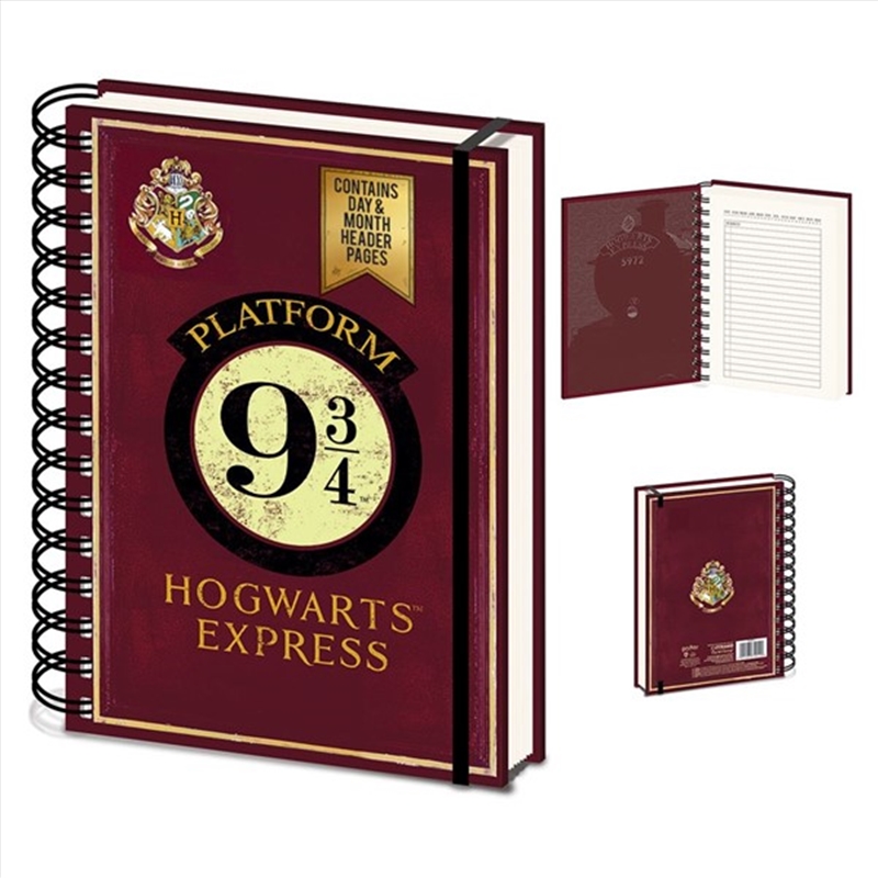 Harry Potter - Platform 9 3/4 - A5 Wiro Notebook/Product Detail/Notebooks & Journals