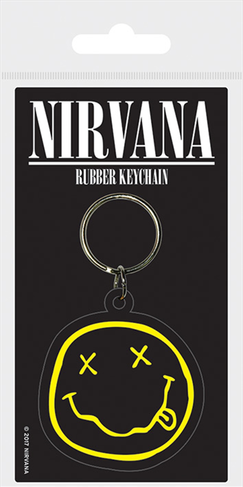 Nirvana - Smiley - Rubber Keyring/Product Detail/Keyrings