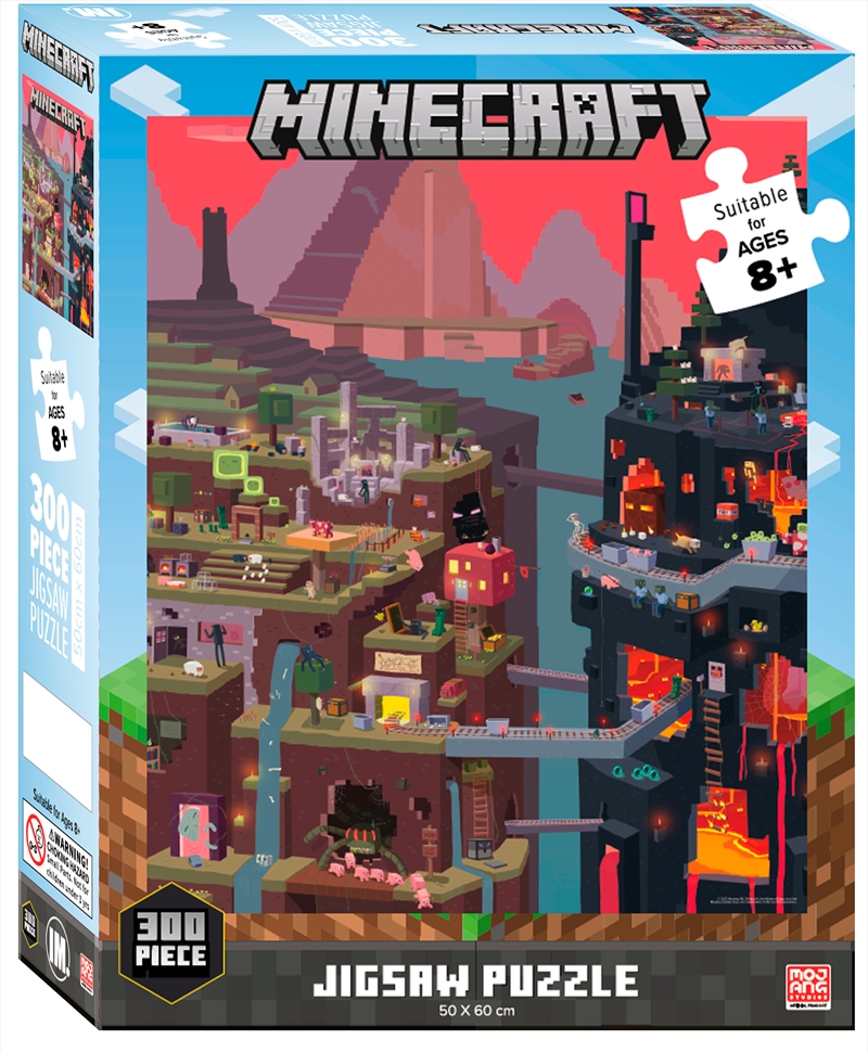 Minecraft World Red 300 Piece Puzzle/Product Detail/Film and TV