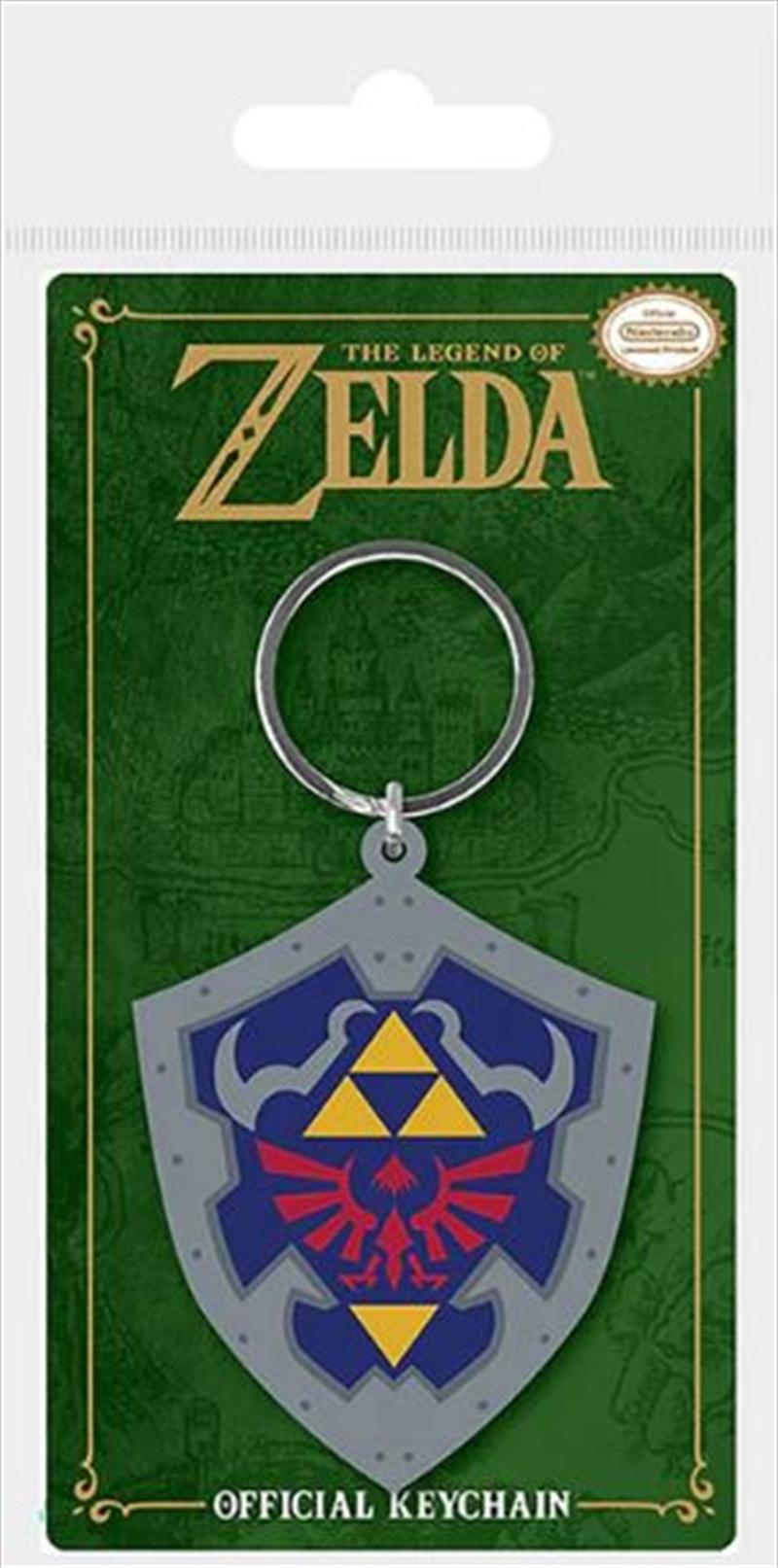 The Legend of Zelda - Hylian Shield - Rubber Keyring/Product Detail/Keyrings